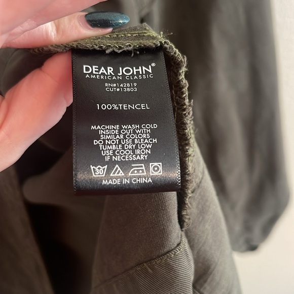 DEAR JOHN DENIM | Jacket | Sz S. Dear John Utility Olive Hunter Green Jacket - Picture 12 of 16